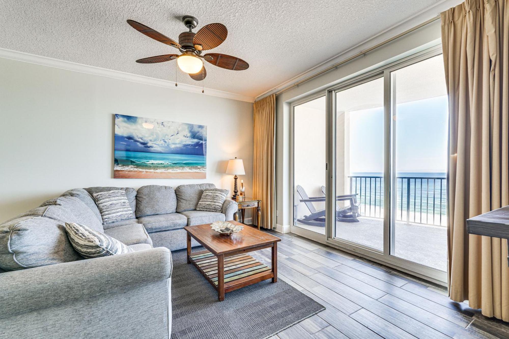 High-Rise Pcb Condo With Oceanfront Views And Pool! Panama City Beach Bagian luar foto