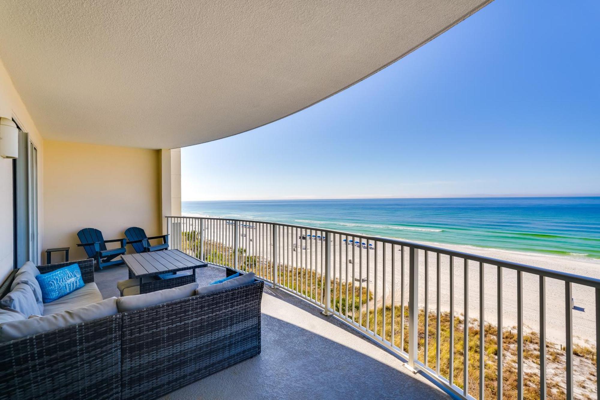 High-Rise Pcb Condo With Oceanfront Views And Pool! Panama City Beach Bagian luar foto