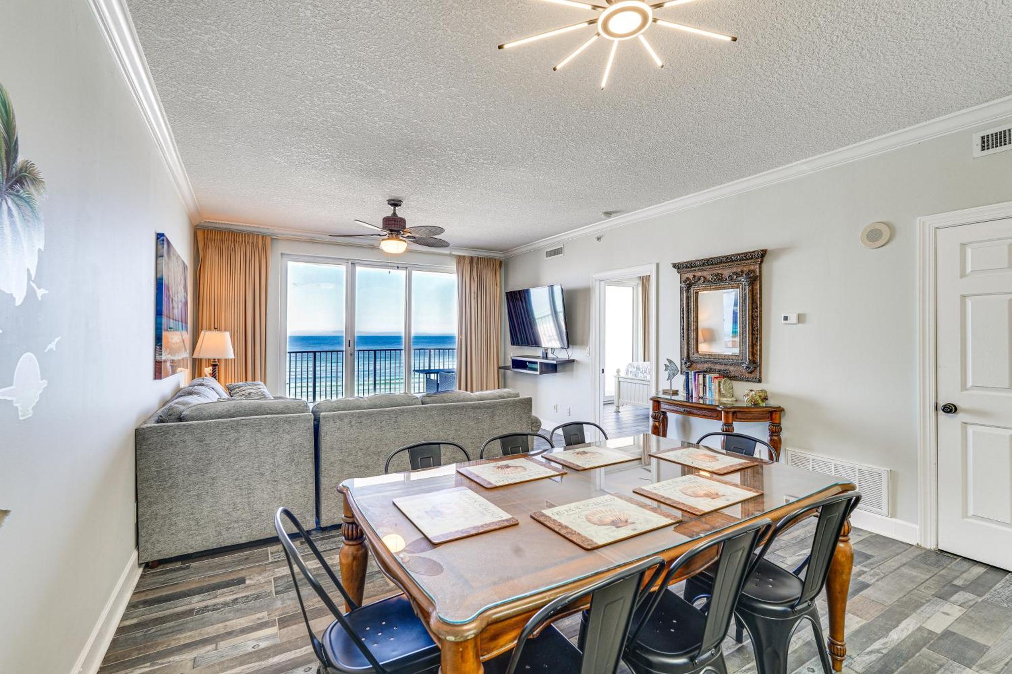 High-Rise Pcb Condo With Oceanfront Views And Pool! Panama City Beach Bagian luar foto