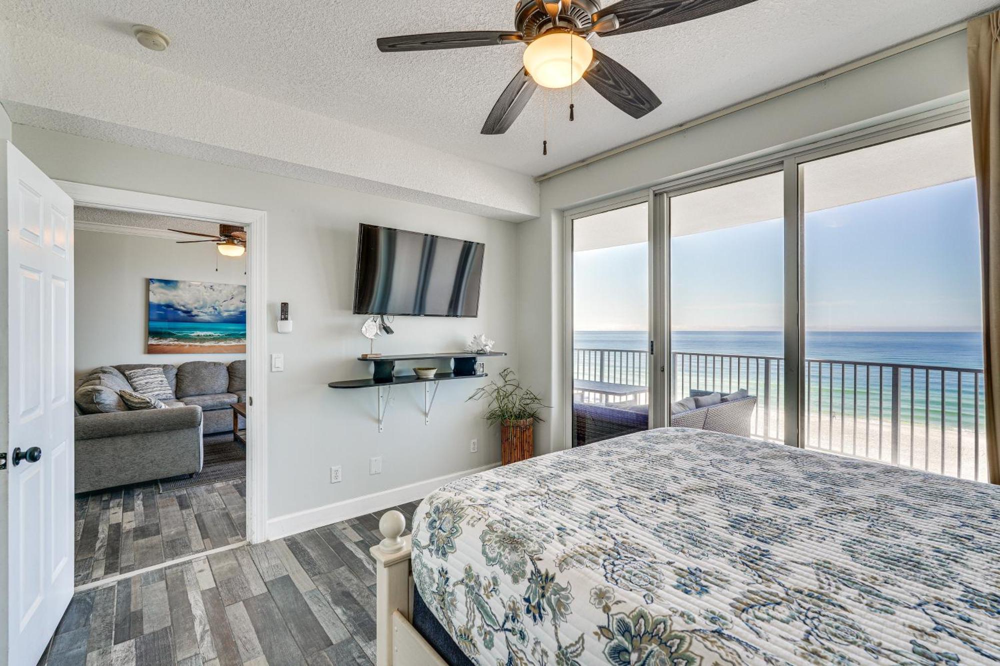 High-Rise Pcb Condo With Oceanfront Views And Pool! Panama City Beach Bagian luar foto